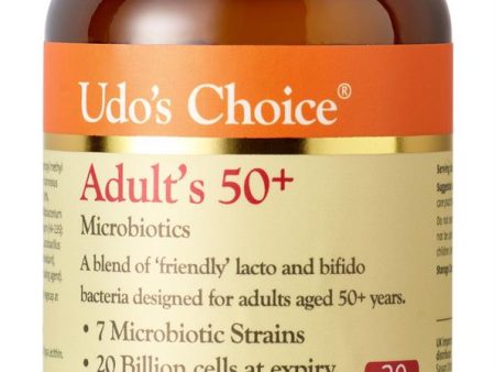 Udo s Choice Adult 50+ Microbiotic 30 Capsules Cheap