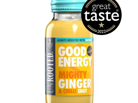 Unrooted Mighty Ginger Shot ginger & turmeric wake-up shot 60ml Discount