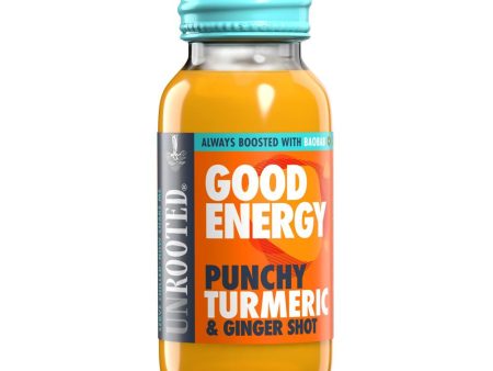 Unrooted Punchy Turmeric Shot turmeric and ginger good energy shot 60ml Online