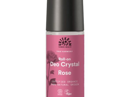 Urtekram Organic Crystal Deodorant Roll On Rose 50ml Discount