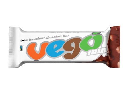 Vego Mini Fairtrade Whole Hazelnut Chocolate Bar 65g Online now