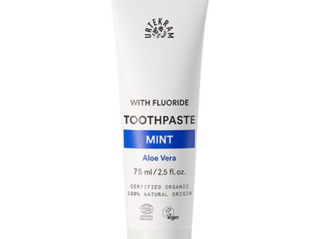 Urtekram Organic Mint with FLUORIDE Toothpaste 75ml on Sale