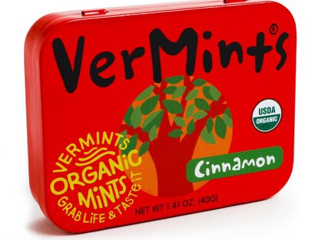 VerMints Organic Mints - Cinnamon 40g For Discount