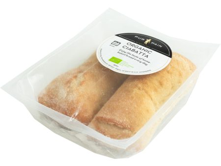 Pur Pain Organic Ciabattas 2x120g For Cheap