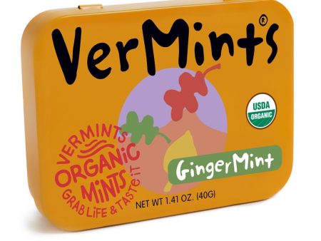 VerMints Organic Mints - GingerMint 40g Supply