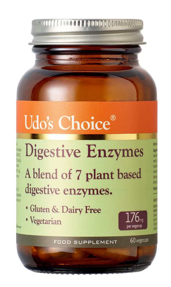 Udo s Choice Digestive Enzyme 60 Caps contain plant based enzymes. For Discount