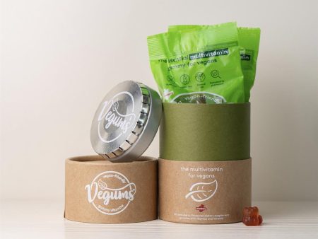 Vegums Multivitamin for Vegans - 60 gummies plus storage tin For Cheap