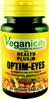 Veganicity Optim-Eyes 30 Vtabs containing Lutein Zeaxanthin Bilberry and For Sale