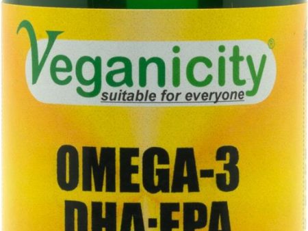 Veganicity Omega-3 DHA:EPA 500mg 60 Vcaps Fish friendly Algal Omega-3 For Sale