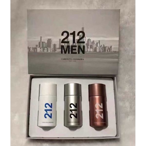 Carolina Herrera 212 Mens Mini set - 3 x 30ml Cheap