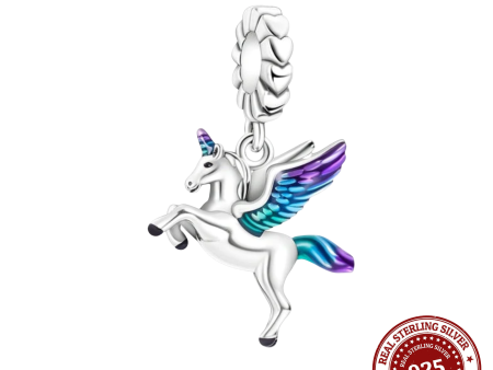 Dangle Unicorn Charm For Cheap