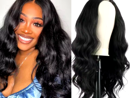 30 inch v part synthetic wig For Discount