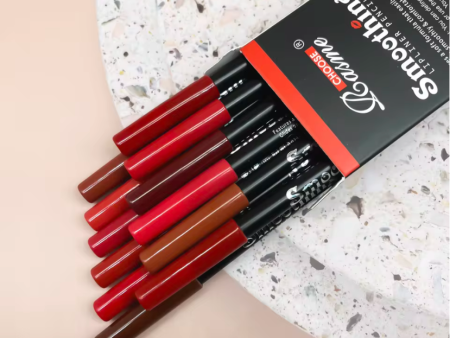 12 pcs Long-Lasting Professional Lip Liner set Online now