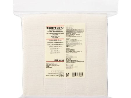 Muji Cut Cotton Ecru 180seet 60x50mm Cheap