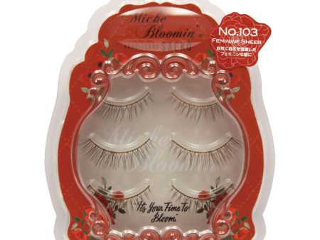 Miche Bloomin Eyelash No. 103 Feminine Sheer Produced by Saeko Online Sale