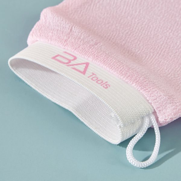 BA Tools Exfoliating Face Mitt Pink Fashion