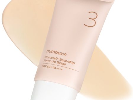 Numbuzin No.3 Porcelain Base-Skip Tone Up Beige 50ml Cheap