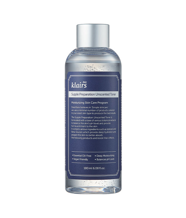 Dear Klairs Supple Preparation Unscented Toner 180ml Hot on Sale