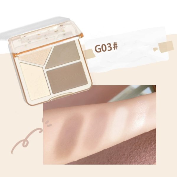 GogoTales Light Shadow Flawless Highlight Contouring Palette Cheap