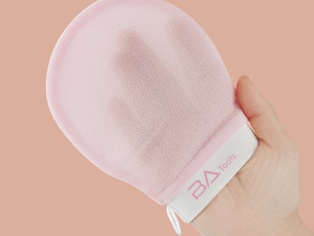 BA Tools Exfoliating Face Mitt Pink Fashion