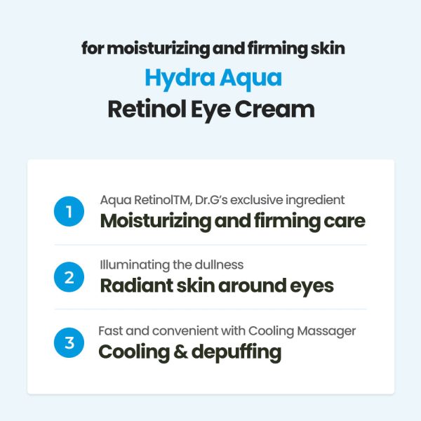 Dr.G Hydra Aqua Retinol Eye Cream Supply