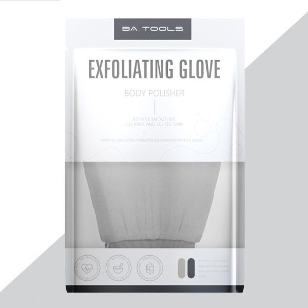 BA Tools Exfoliating Glove Grey Fashion