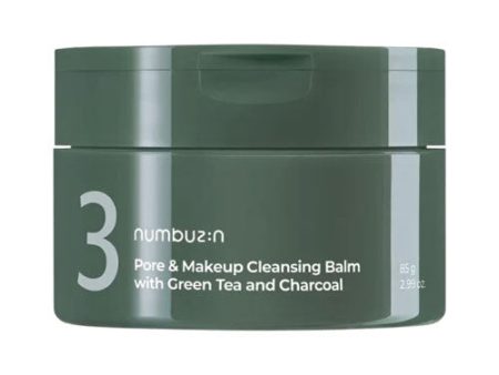 Numbuzin No.3 Pore & Makeup Cleansing Balm With Green Tea And Charcoal 85g Online Sale