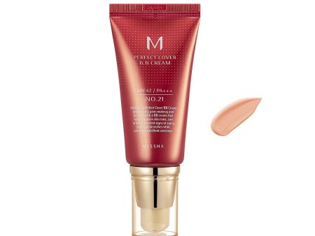 Missha M Perfect Covering BB Cream No.21 Light Beige 50ml N For Discount