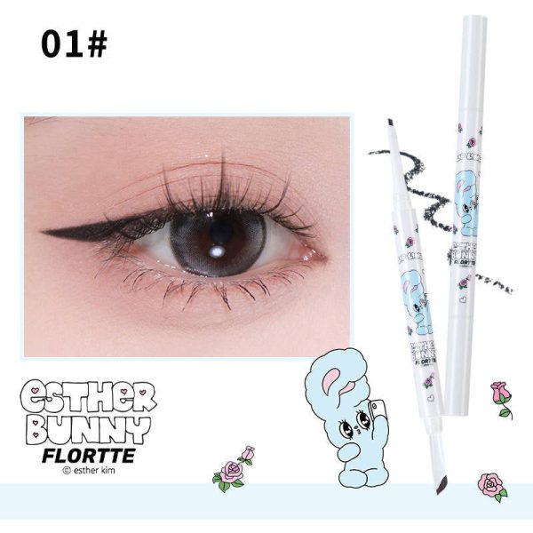 Flortte X ESTHER BUNNY Dual-Ended Eyeliner Pencil 0.5g Hot on Sale