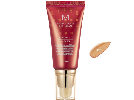 Missha M Perfect Covering BB Cream No.25 Warm Beige 50ml Discount