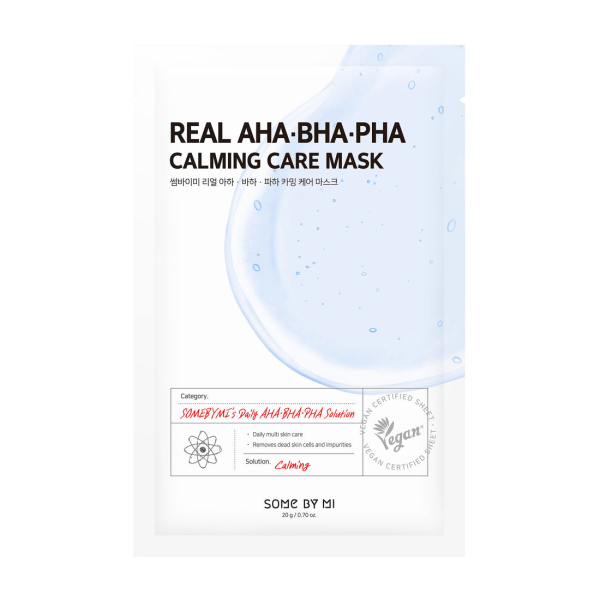 Some By Mi Real AHA BHA PHA  Calming Care Mask 1Pcs For Sale