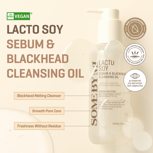 Some By Mi Lacto Soy Sebum & Blackhead Cleansing Oil 200ml Supply