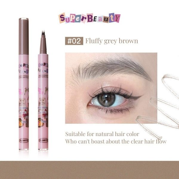 Flortte I Am Super Beauty Liquid Eyebrown Pen 0.5ml Discount