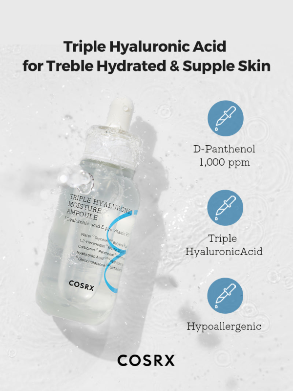 Cosrx Hydrium Triple Hyaluronic Moisture Ampoule 40ml For Cheap