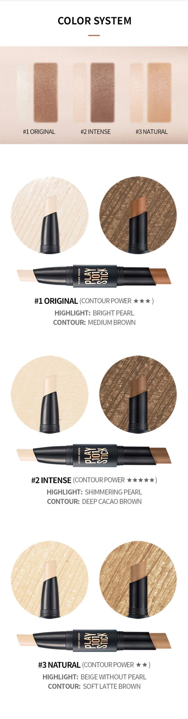 Etude House Play 101 Stick Contour #2 Intense Online Hot Sale