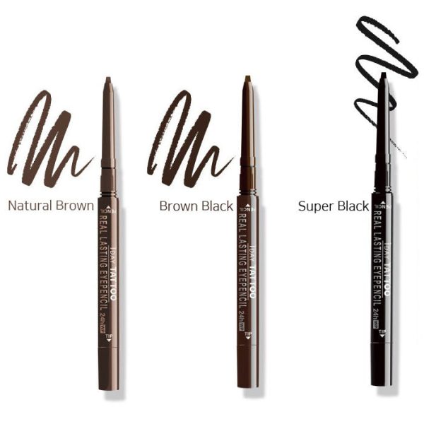 K-Palette Real Lasting Eyepencil 24H WP BB Brown Black Online now