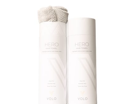 VOLO HERO Hair Towel - Luna Gray Hero Sale