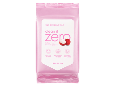 Banila Co Clean It Zero Lychee Vita Cleansing Tissue 30ea Online now